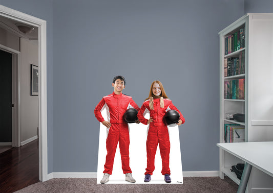 Sports:  Auto Racing Champions Stand In  Life-Size   Foam Core Cutout  -      Stand Out