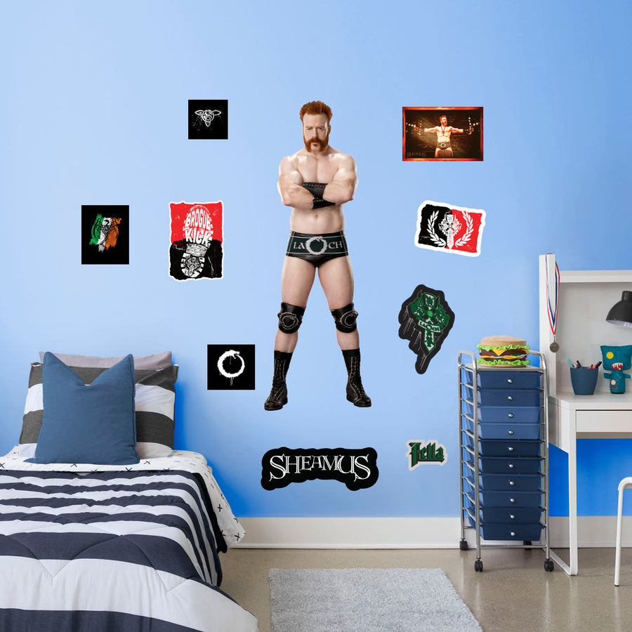 Sheamus - RealBig Collection - Official WWE - Reusable Vinyl Wall Decals