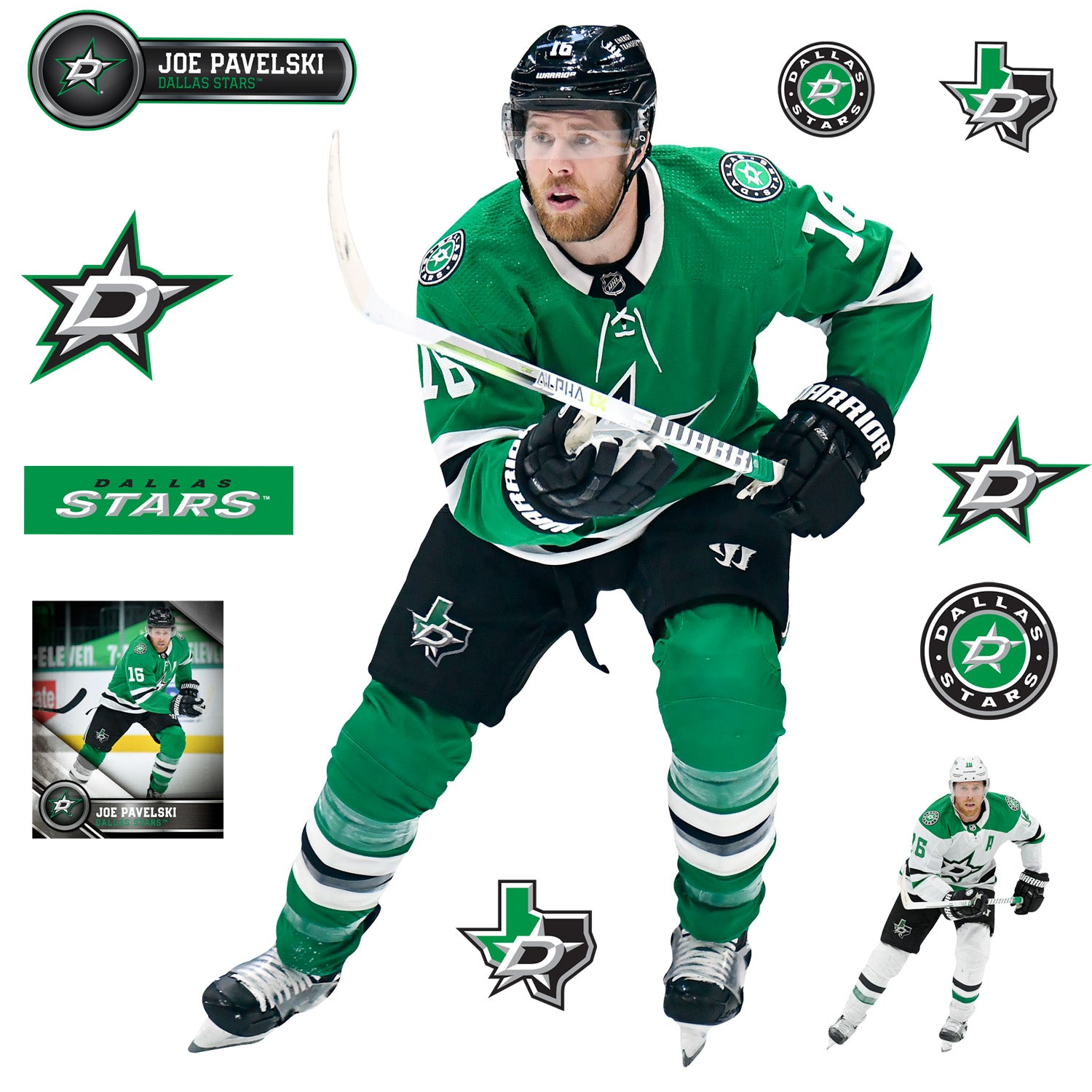 Dallas Stars: Joe Pavelski 2021 - Officially Licensed NHL Removable Ad –  Fathead