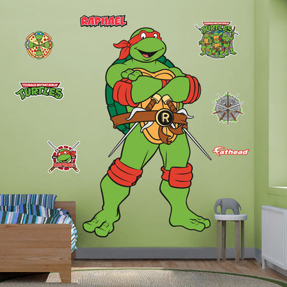 Teenage Mutant Ninja Turtles: Raphael Classic RealBig        - Officially Licensed Nickelodeon Removable     Adhesive Decal