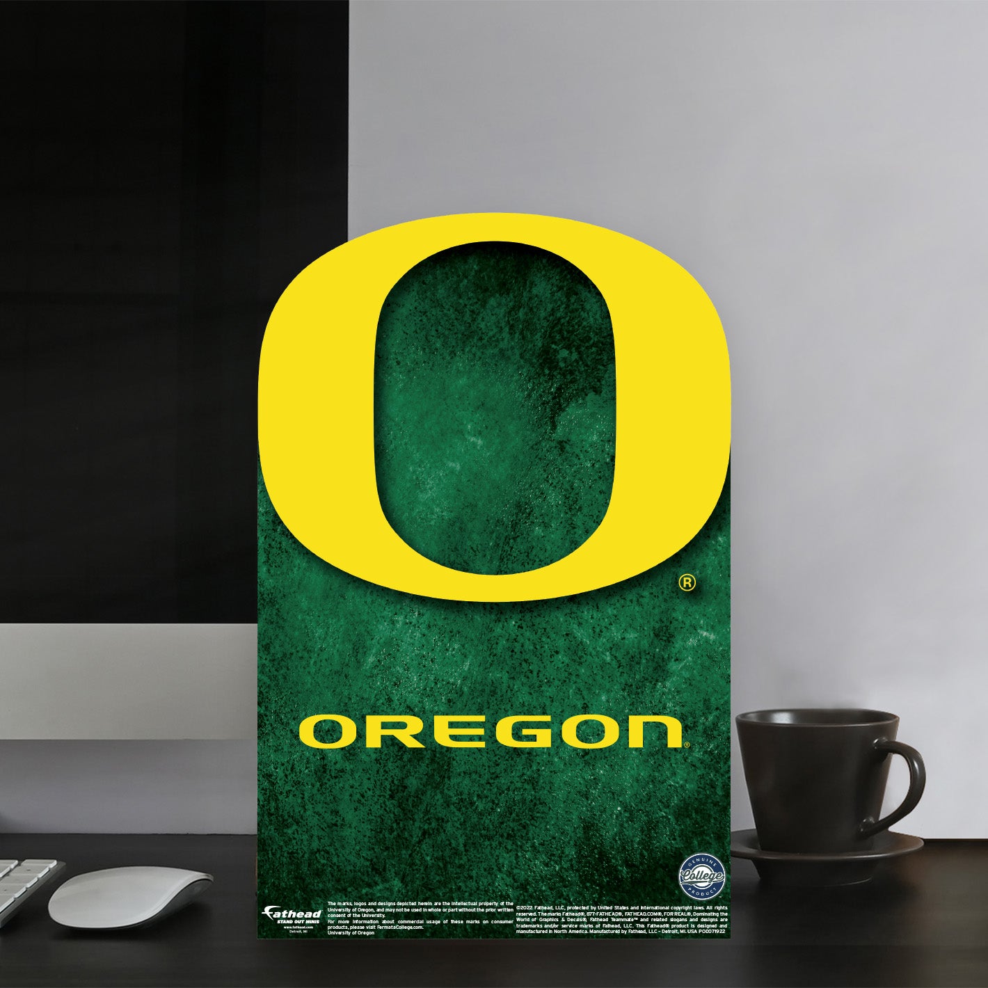 Oregon Ducks: 2022 Skull - Officially Licensed NCAA Removable Adhesive –  Fathead