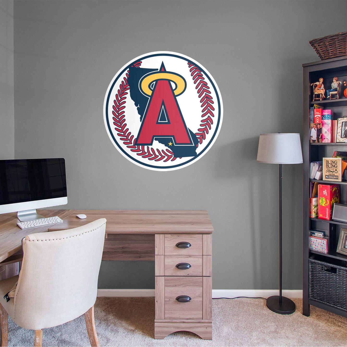 Los Angeles Angels: Classic Logo - Officially Licensed MLB Removable Wall Decal