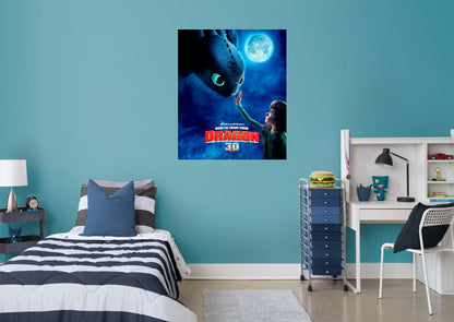 How to Train Your Dragon:  Movie Poster Mural        - Officially Licensed NBC Universal Removable Wall   Adhesive Decal