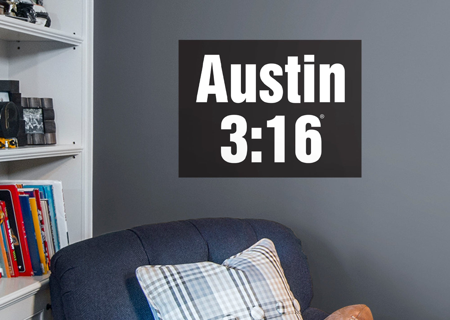 Stone Cold Steve Austin  Austin 3:16 Mural        - Officially Licensed WWE Removable Wall   Adhesive Decal