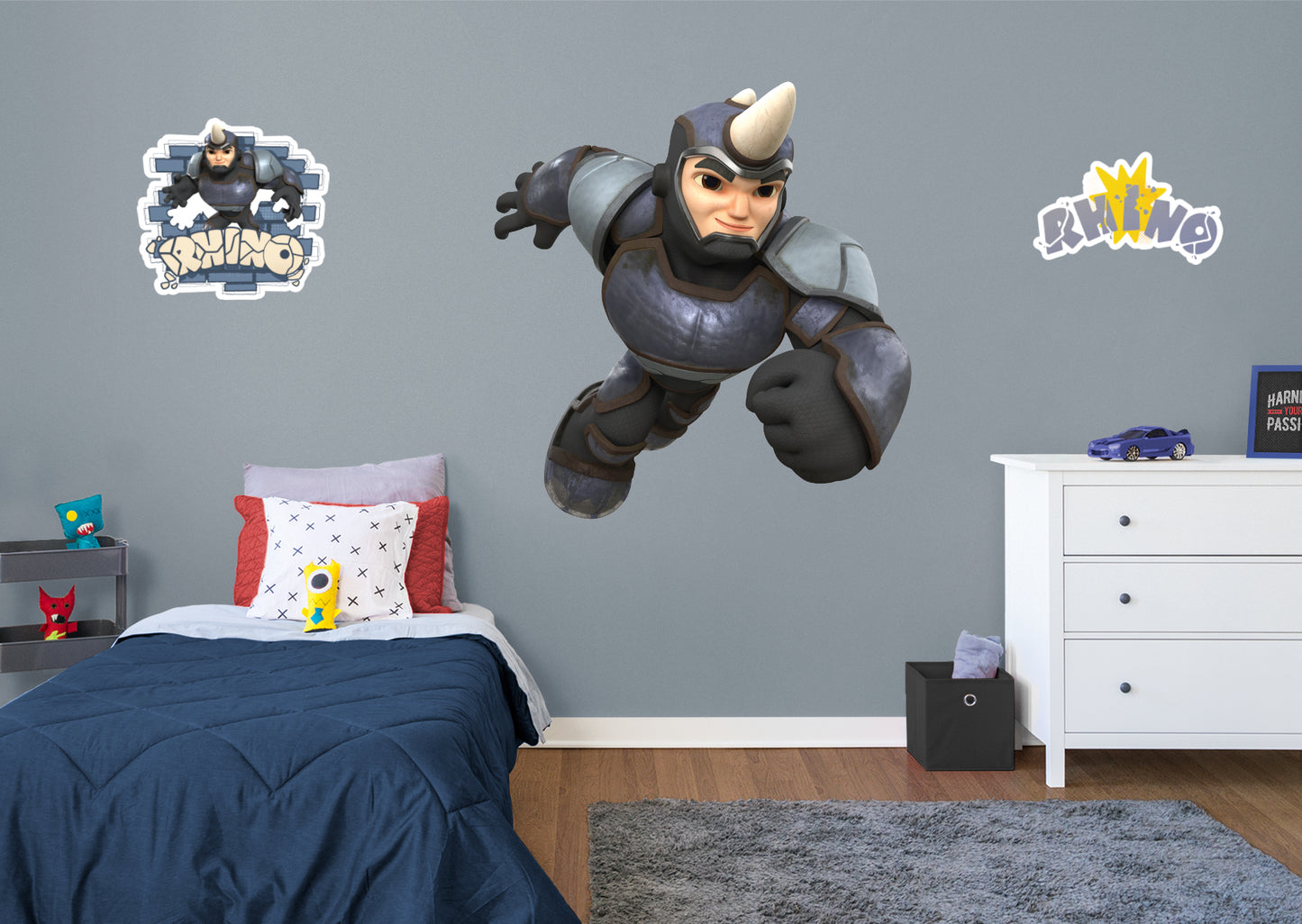 Spidey and his Amazing Friends: Rhino RealBig        - Officially Licensed Marvel Removable     Adhesive Decal