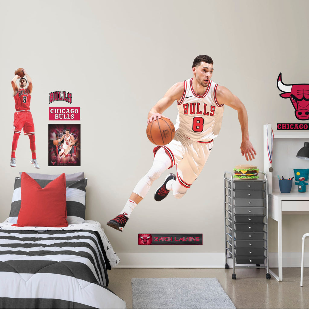 Life-Size Athlete + 15 Decals (60"W x 70"H)