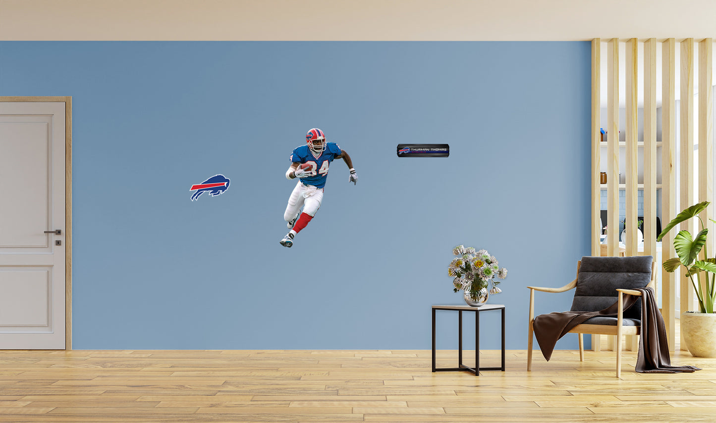 Buffalo Bills: Thurman Thomas  Legend        - Officially Licensed NFL Removable Wall   Adhesive Decal