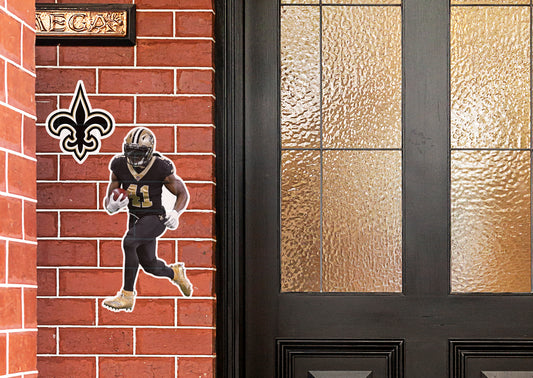 New Orleans Saints: Alvin Kamara 2021  Player        - Officially Licensed NFL    Outdoor Graphic