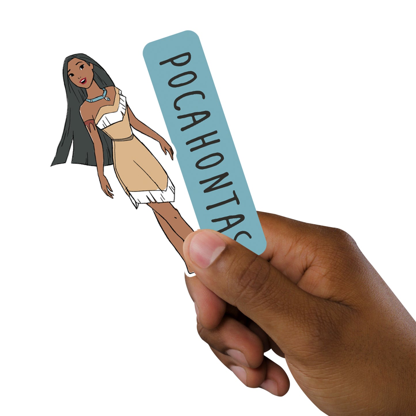 Sheet of 4 -Princesses: Pocahontas Minis        - Officially Licensed Disney Removable Wall   Adhesive Decal