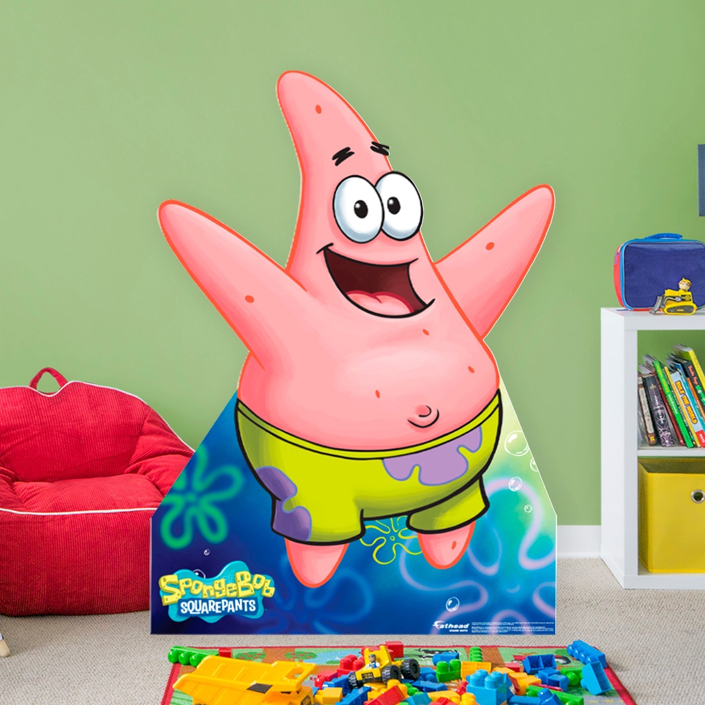 SpongeBob Squarepants: Patrick Life-Size Foam Core Cutout - Officially Licensed Nickelodeon Stand Out