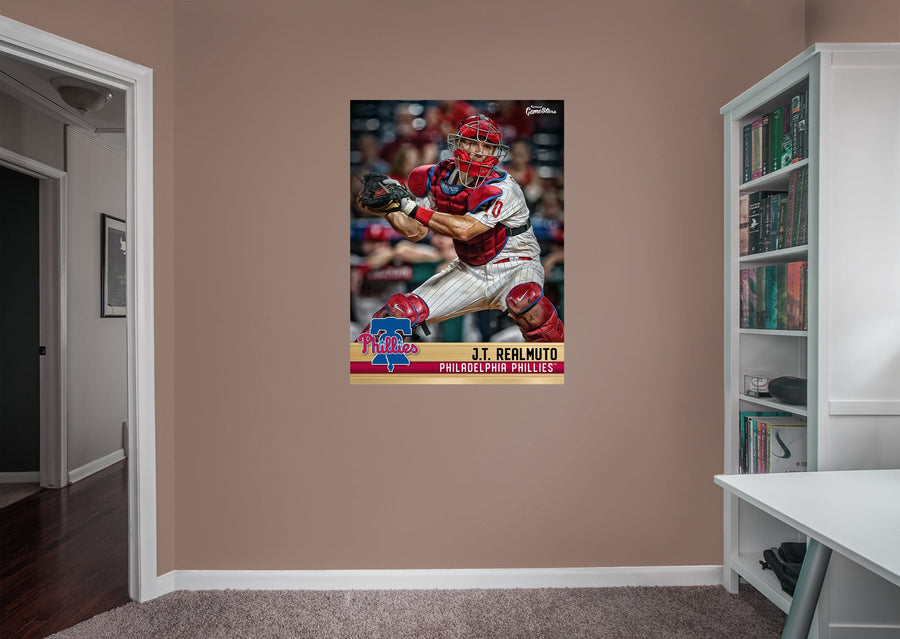 J.T. Realmuto - GameStars Series - Peel & Stick Poster - Official MLB - Philadelphia Phillies - Reusable Vinyl Wall Decal