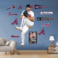 Atlanta Braves: Spencer Strider         - Officially Licensed MLB Removable     Adhesive Decal
