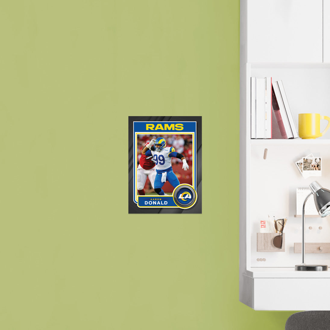 Los Angeles Rams: Aaron Donald Poster - Officially Licensed NFL Removable Adhesive Decal