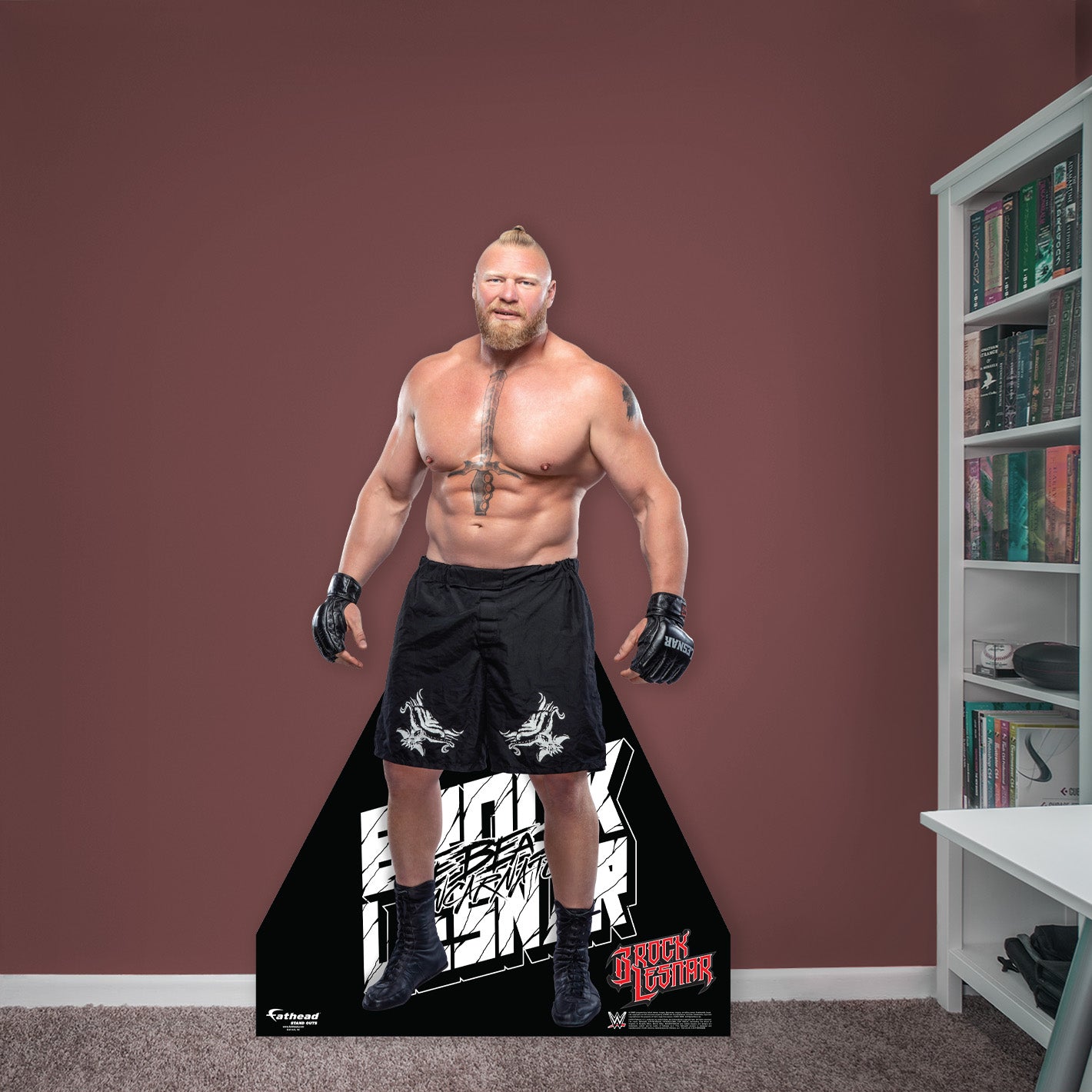 Brock Lesnar StandOut Life-Size Foam Core Cutout - Officially Licensed WWE Stand Out