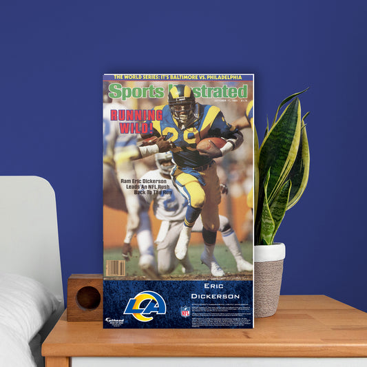 Los Angeles Rams: Eric Dickerson October 1983 Sports Illustrated Cover  Mini   Cardstock Cutout  - Officially Licensed NFL    Stand Out