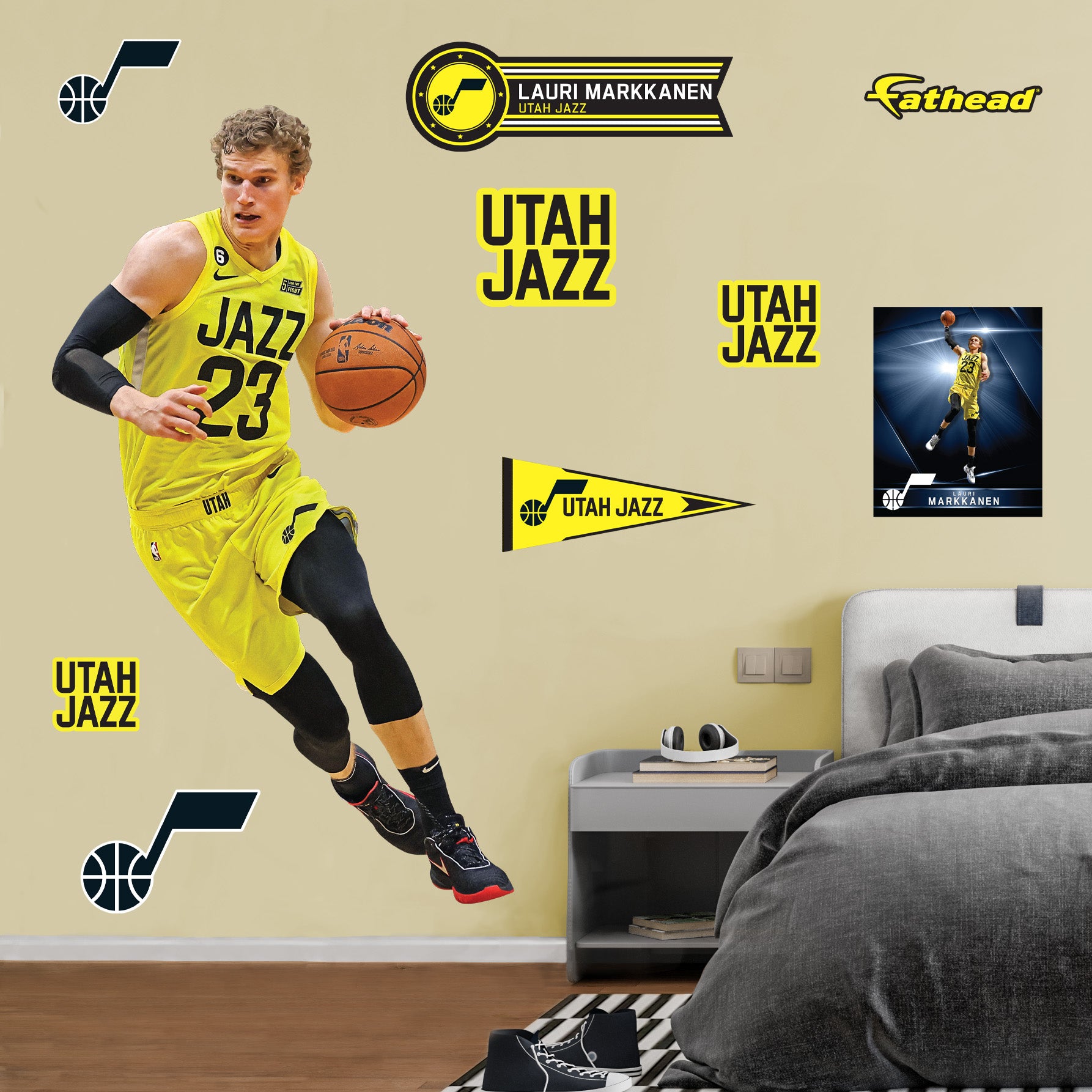 Utah Jazz: Lauri Markkanen 2023 - Officially Licensed NBA