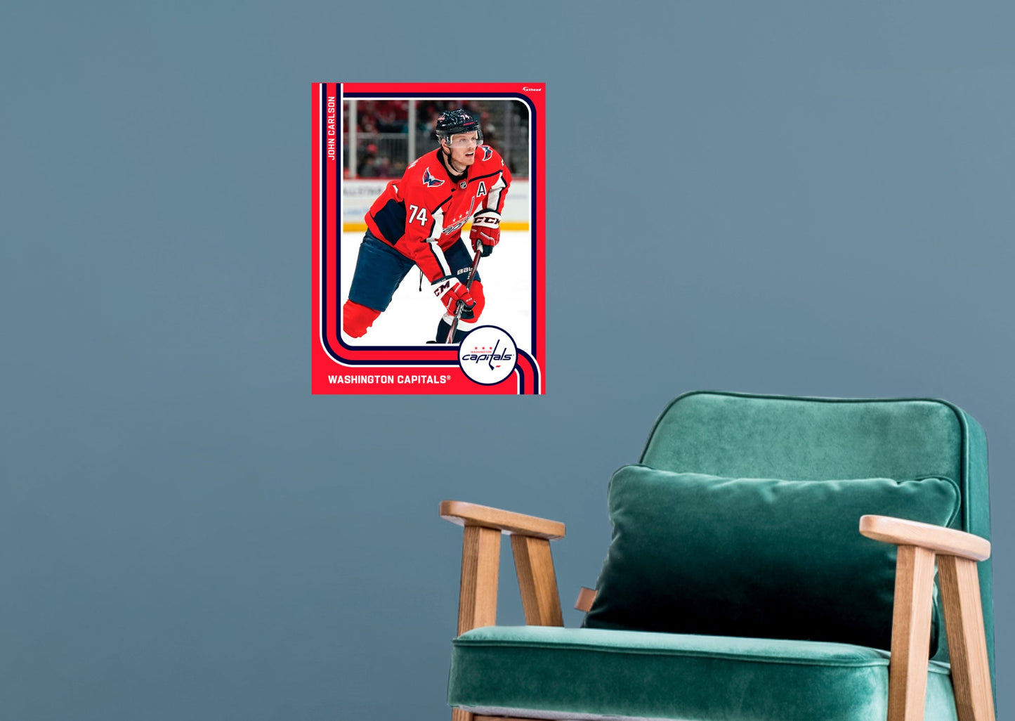 Washington Capitals: John Carlson Poster - Officially Licensed NHL Removable Adhesive Decal