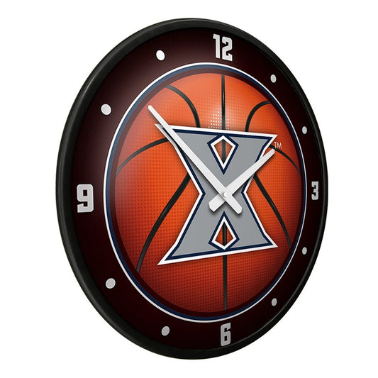 Xavier Musketeers: Basketball - Modern Disc Wall Clock - The Fan-Brand