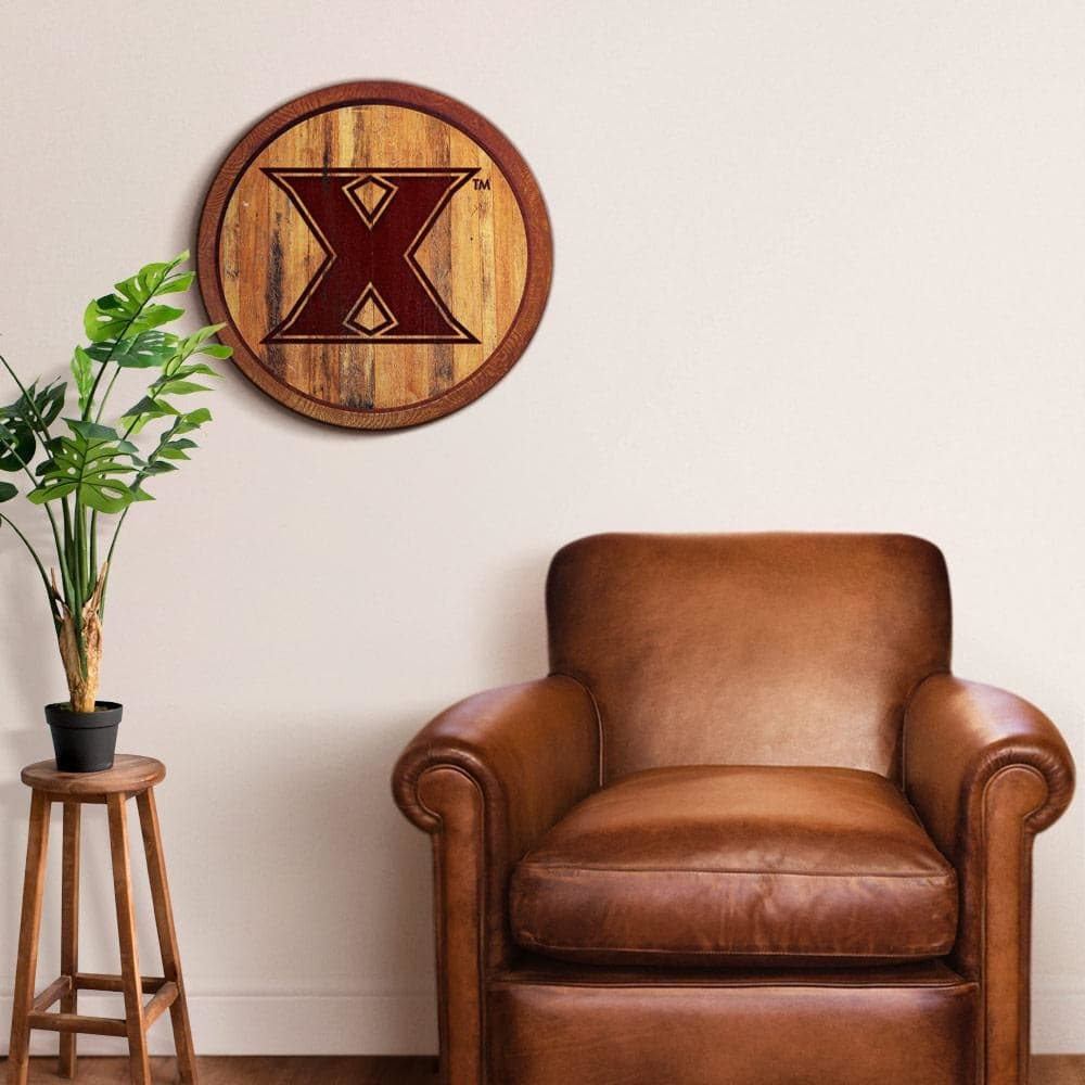 Xavier Musketeers: Branded "Faux" Barrel Top Sign - The Fan-Brand