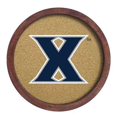 Xavier Musketeers: "Faux" Barrel Framed Cork Board - The Fan-Brand