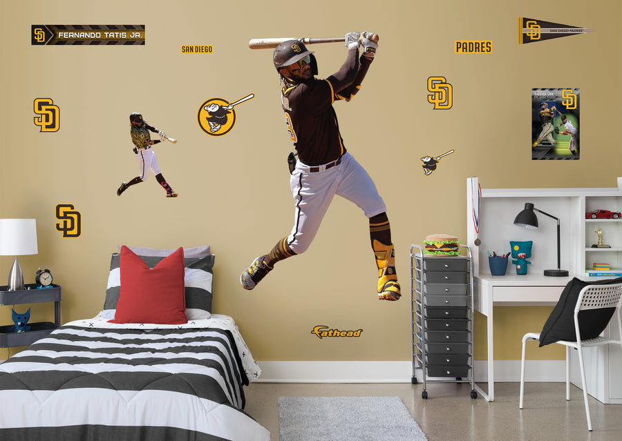 Fernando Tatis Jr. - RealBig Collection - Official MLB - San Diego Padres - Reusable Vinyl Wall Decals #1