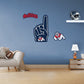 Fresno State Bulldogs:  2021  Foam Finger        - Officially Licensed NCAA Removable     Adhesive Decal