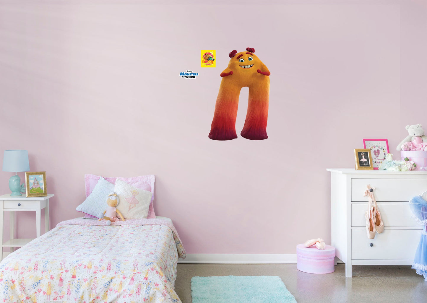Monsters at Work: Val RealBig        - Officially Licensed Disney Removable Wall   Adhesive Decal
