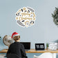 Seasons Decor: Winter Merry Christmas Icon - Removable Adhesive Decal