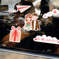 Valentine's Day: Couple Window Clings - Removable Window Static Decal
