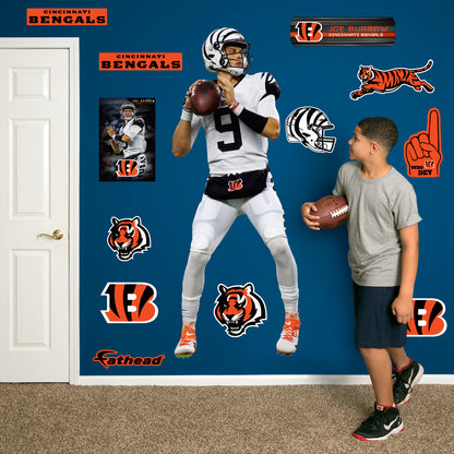 Custom Number 20 Bengals Football - Cincinnati Bengals - Sticker