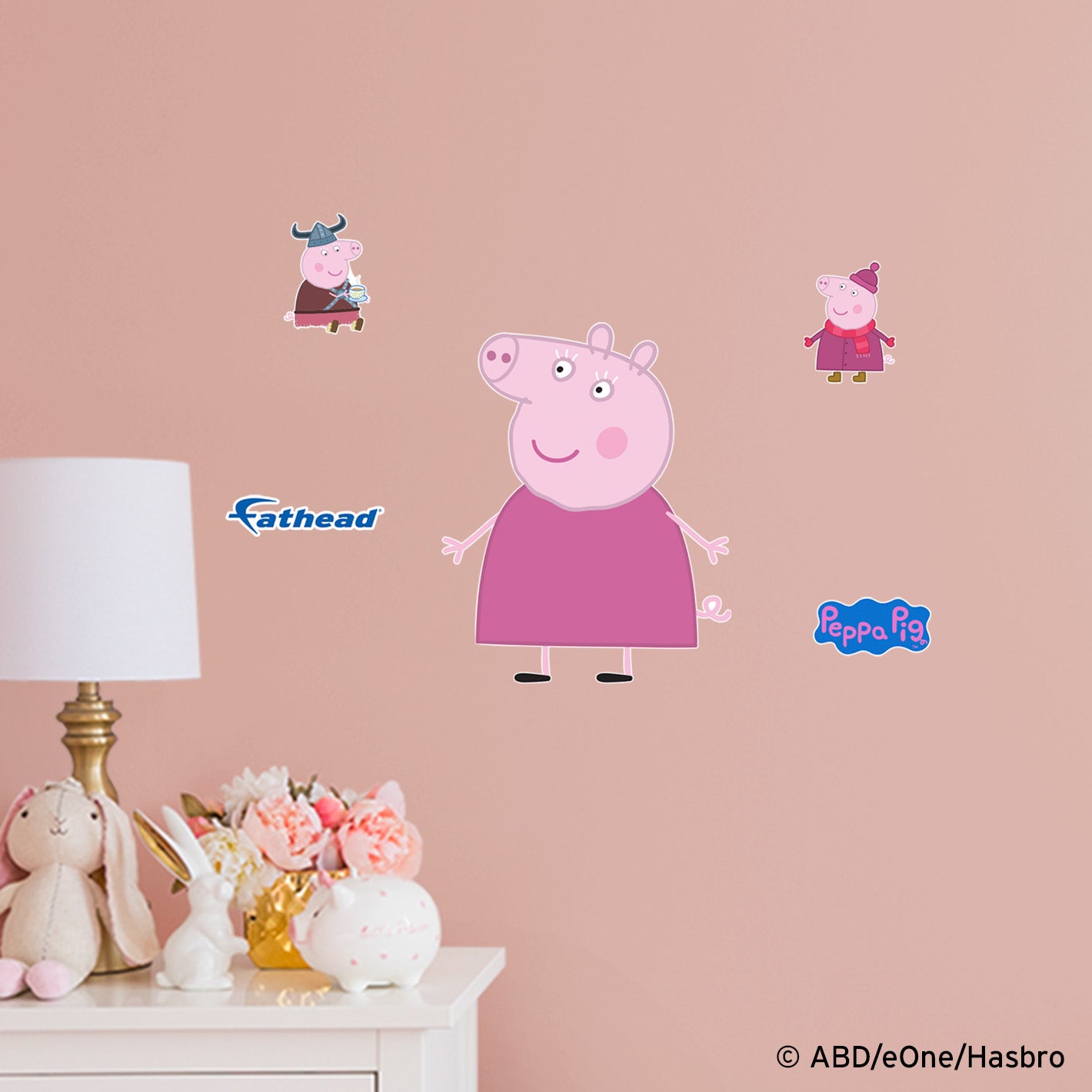 Peppa Pig: Grandma RealBigs - Officially Licensed Hasbro Removable Adhesive Decal