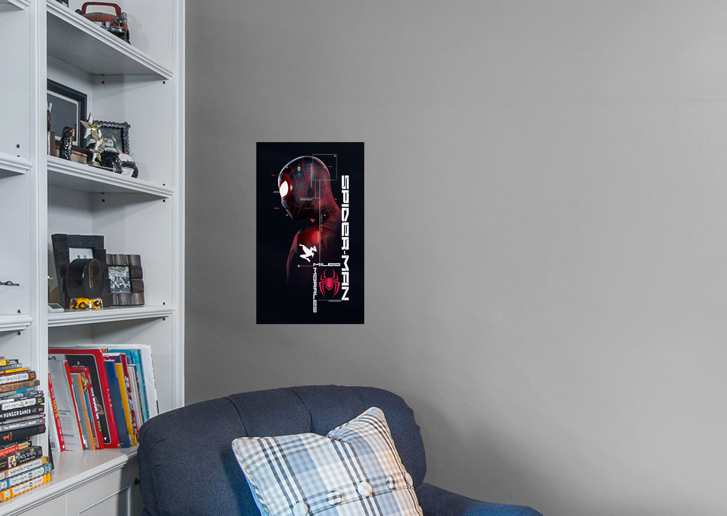 Spider-Man: Miles Morales : Into the Spiderverse Four Mural        - Officially Licensed Marvel Removable Wall   Adhesive Decal