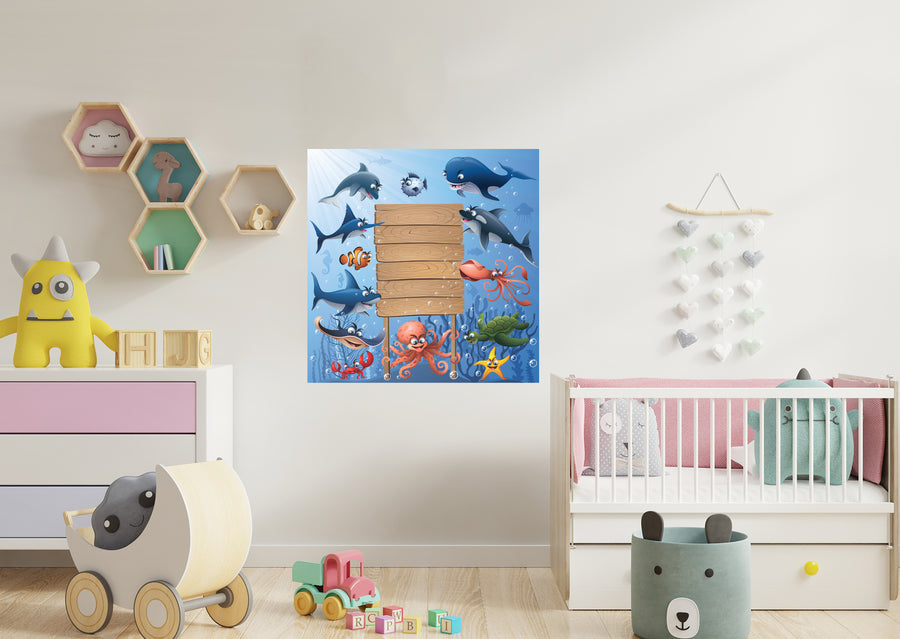 Nursery:  Friends Dry Erase        -   Removable Wall   Adhesive Decal