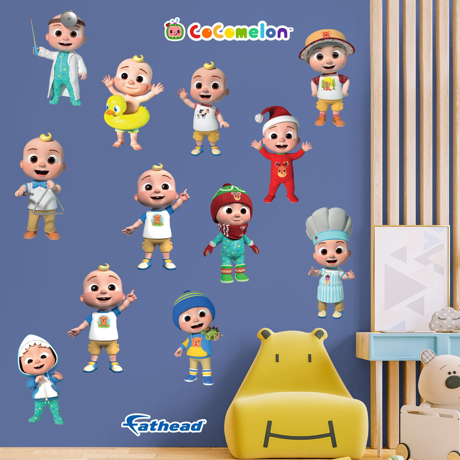 JJ - RealBig Collection - Official CoComelon - Reusable Vinyl Wall Decals #2