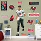 Tampa Bay Buccaneers: Tom Brady Game Face - Officially Licensed NFL Removable Adhesive Decal