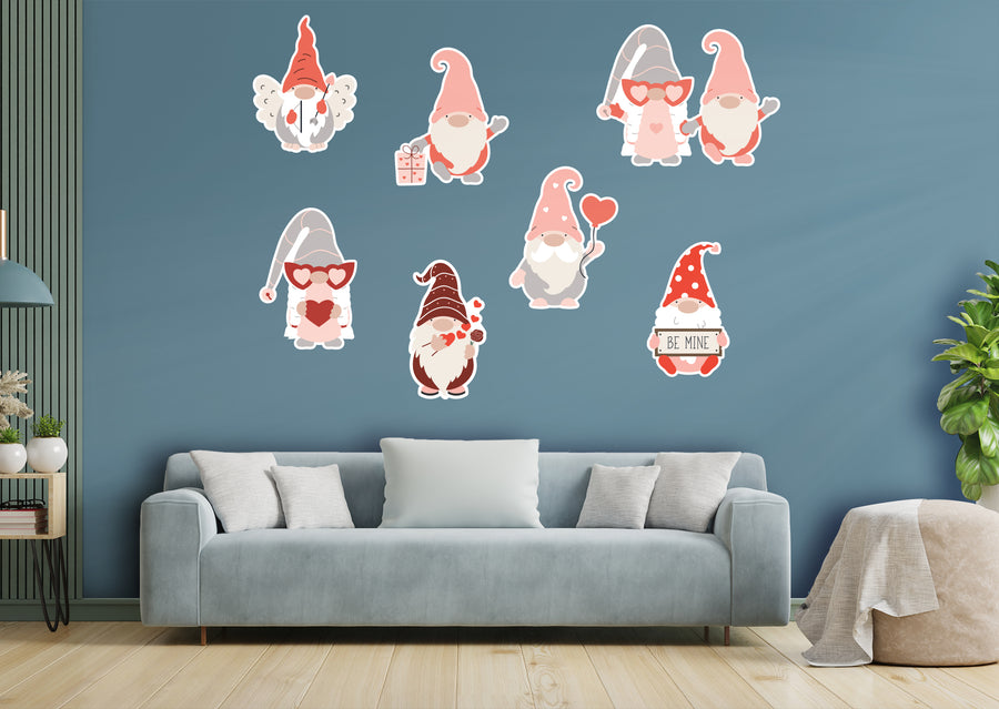 Valentine's Day: Dwarfs Collection - Removable Adhesive Decal
