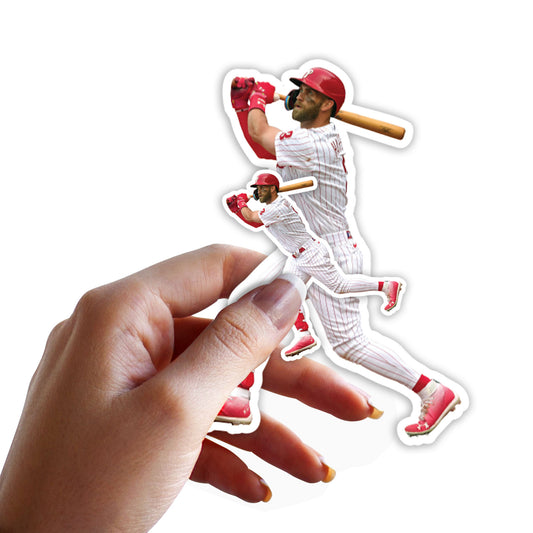 Philadelphia Phillies: Bryce Harper 2022 Player Minis        - Officially Licensed MLB Removable     Adhesive Decal