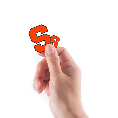 Sheet of 5 -Syracuse U: Syracuse Orange 2021 Logo Minis        - Officially Licensed NCAA Removable    Adhesive Decal