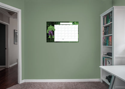 Avengers: HULK Blank Calendar Dry Erase - Officially Licensed Marvel Removable Adhesive Decal