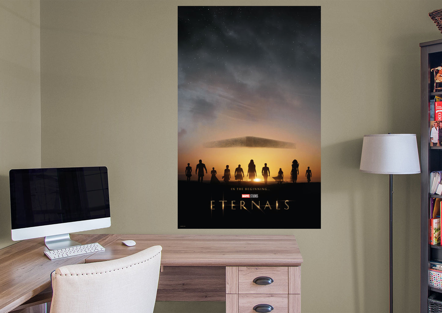Eternals:  Movie Poster Mural        - Officially Licensed Marvel Removable Wall   Adhesive Decal