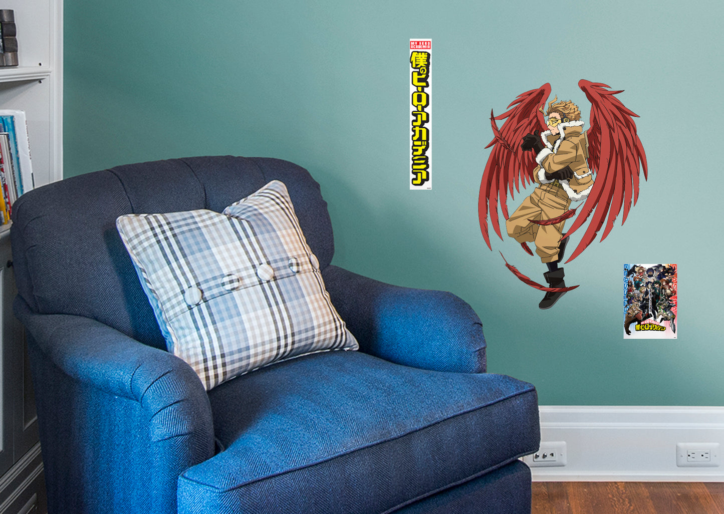 My Hero Academia: HAWKS RealBig - Officially Licensed Funimation Removable Adhesive Decal