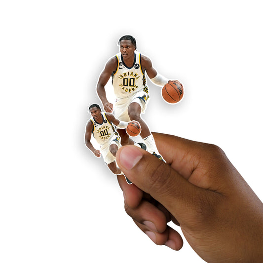 Indiana Pacers: Bennedict Mathurin  Minis        - Officially Licensed NBA Removable     Adhesive Decal