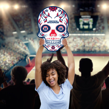 Washington Wizards: Skull Foam Core Cutout - Officially Licensed NBA Big Head