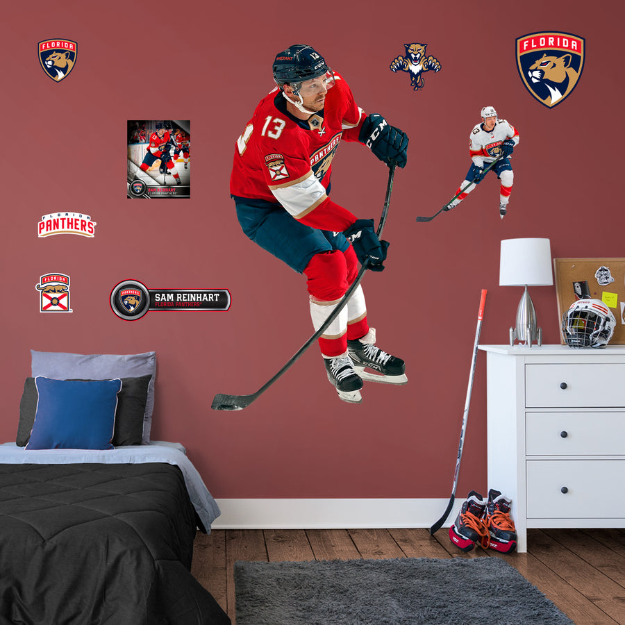 Sam Reinhart - RealBig Collection - Official NHL - Florida Panthers - Reusable Vinyl Wall Decals