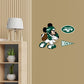 New York Jets: Mickey Mouse - Officially Licensed NFL Removable Adhesive Decal