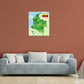 Maps of South America: Colombia Mural        -   Removable     Adhesive Decal