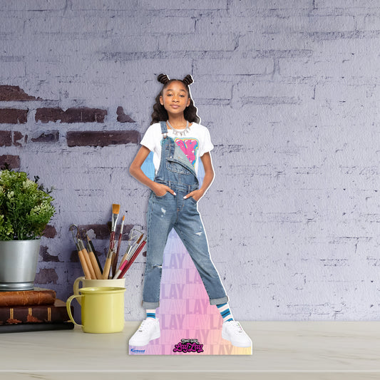 That Girl Lay Lay: Overalls Mini Cardstock Cutout - Officially Licensed Nickelodeon Stand Out