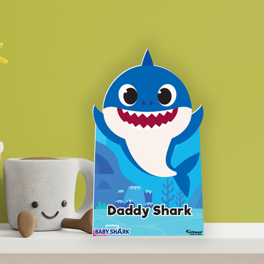 Baby Shark: Daddy Shark Mini   Cardstock Cutout  - Officially Licensed Nickelodeon    Stand Out