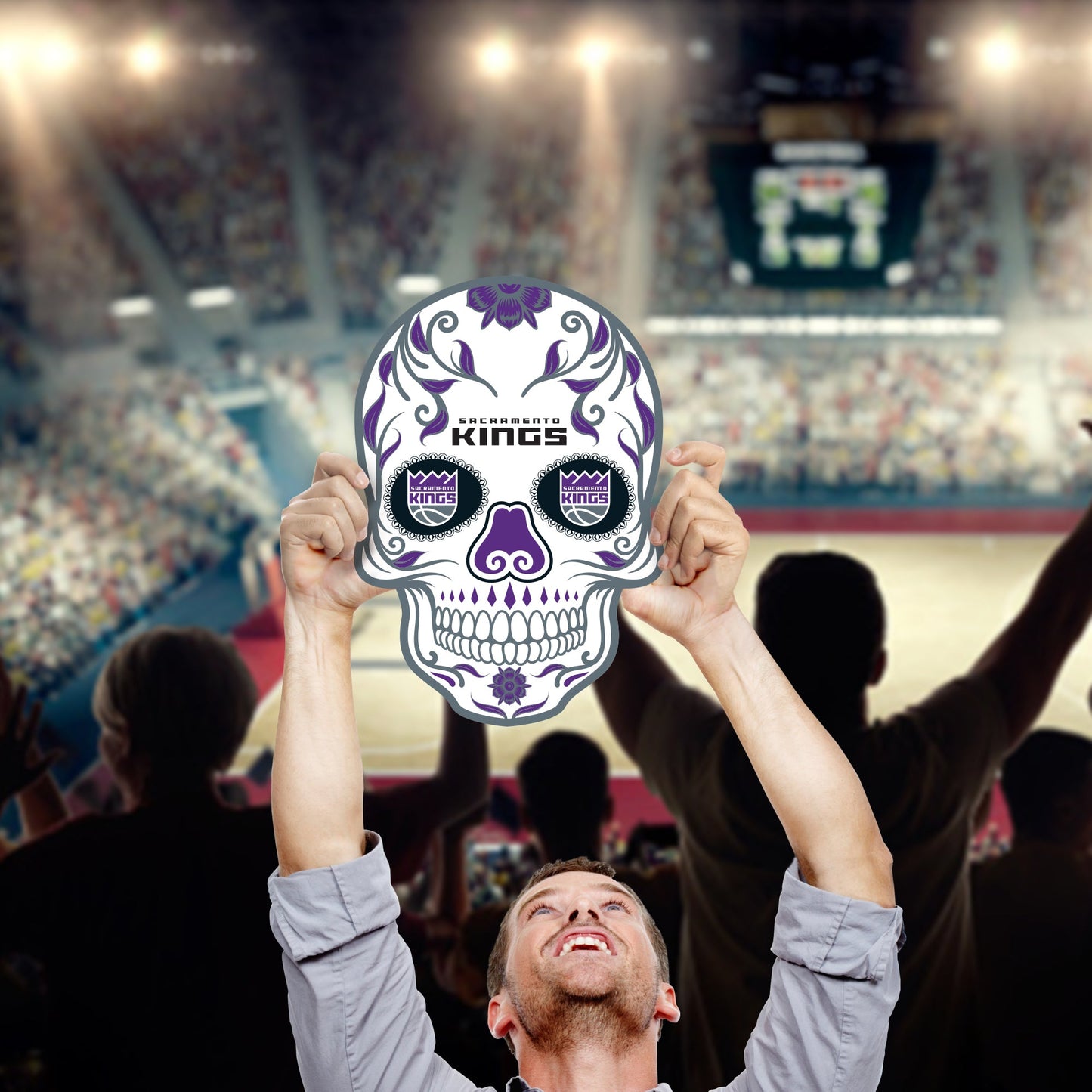 Sacramento Kings: Skull Foam Core Cutout - Officially Licensed NBA Big Head