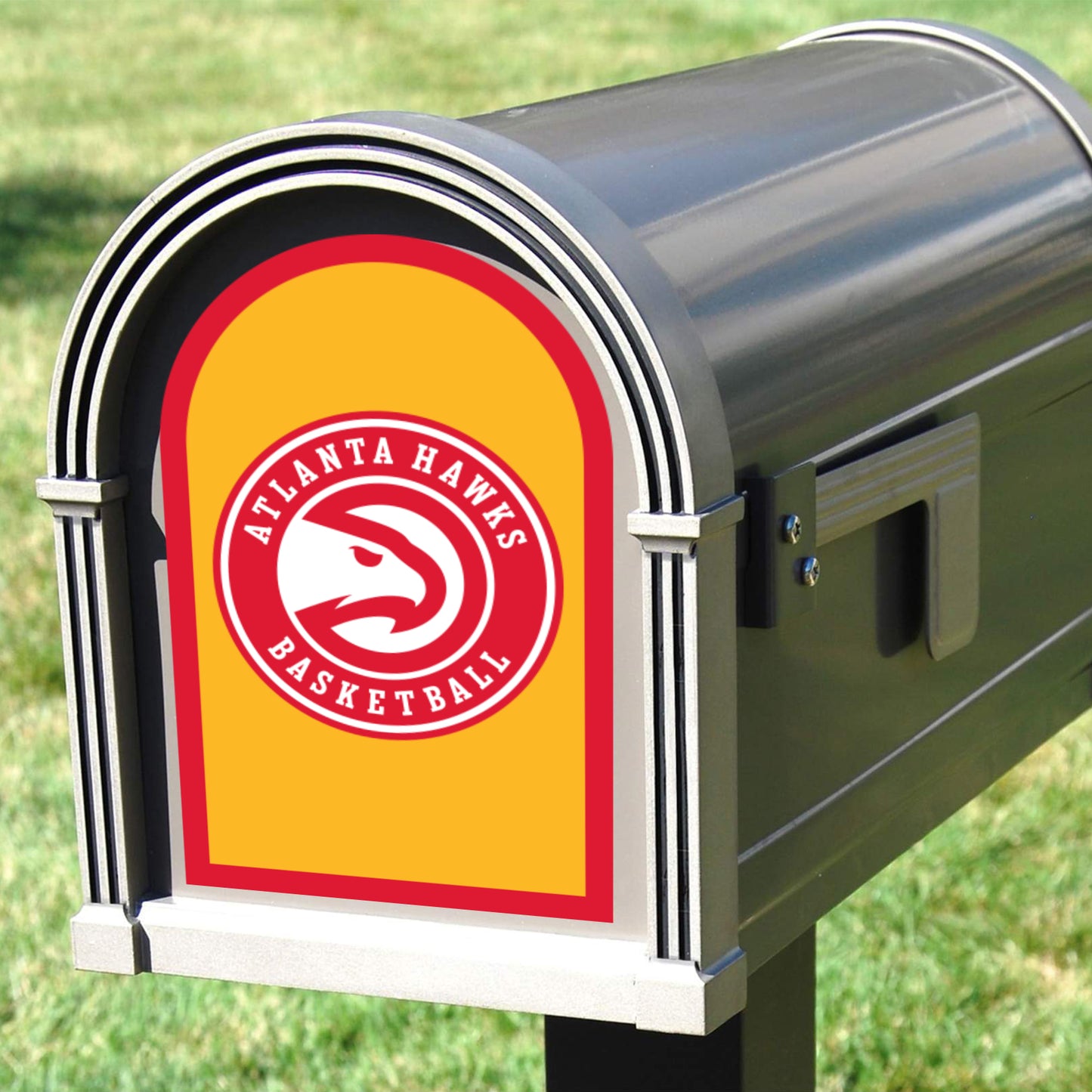 Atlanta Hawks:  Mailbox Logo        - Officially Licensed NBA    Outdoor Graphic